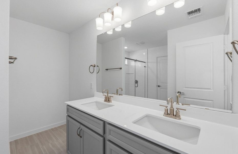Furnished interior view inside a new home in Santa Rita Ranch, Liberty Hill (Image 14).
