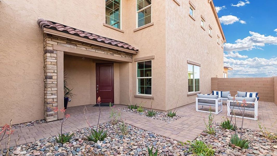 Representative exterior photo of a completed home built from the Revere by Taylor Morrison in Combs Ranch Landmark Collection, San Tan Valley, AZ (Image 22).