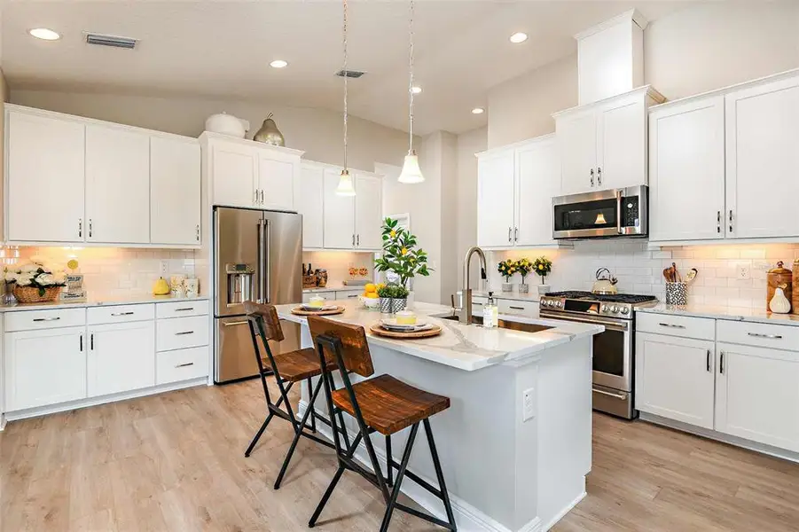 Furnished interior view inside a new home in Crosswind Point, Parrish (Image 4).