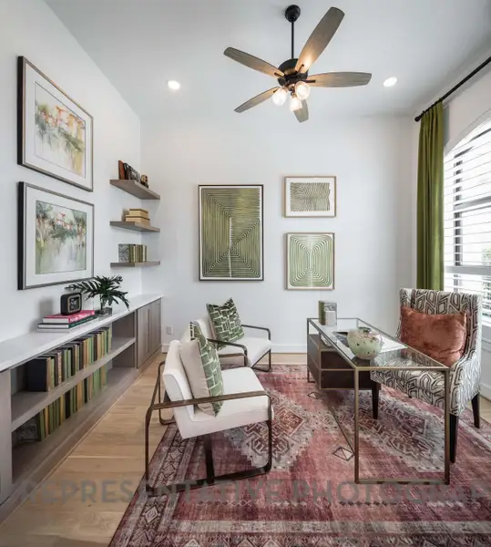 Furnished interior view inside a new home in Parten, Austin (Image 5). Furnished interior view inside a new home in Parten, Austin (Image 5).