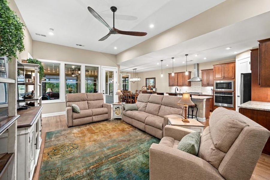 Furnished interior view inside a new home in , Hoschton (Image 10).