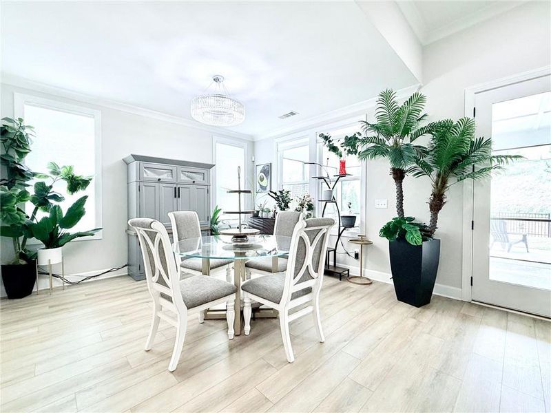 Furnished interior view inside a new home in , Hoschton (Image 7).