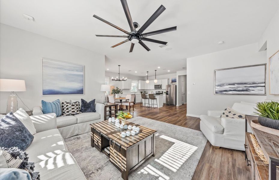 Furnished interior view inside a new home in Bradford Pointe, Summerville (Image 6).