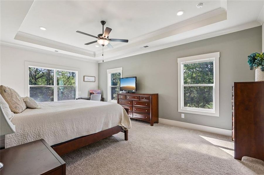 Furnished interior view inside a new home in , Hoschton (Image 11).