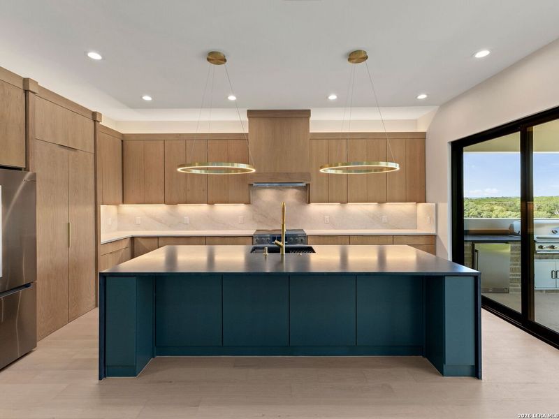 Furnished interior view inside a new home in , Boerne (Image 8).