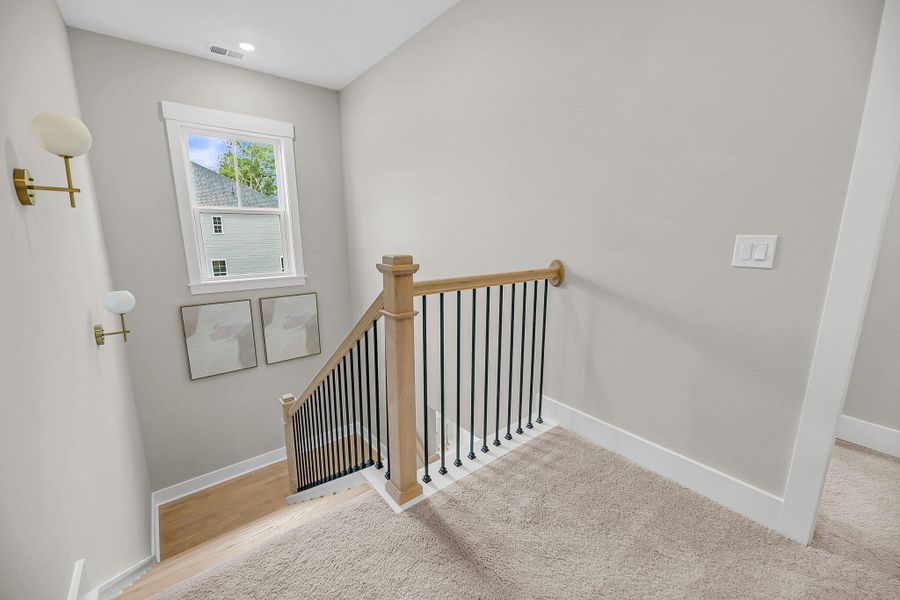 Furnished interior view inside a new home in Indigo Place, North Charleston (Image 8). Furnished interior view inside a new home in Indigo Place, North Charleston (Image 8).