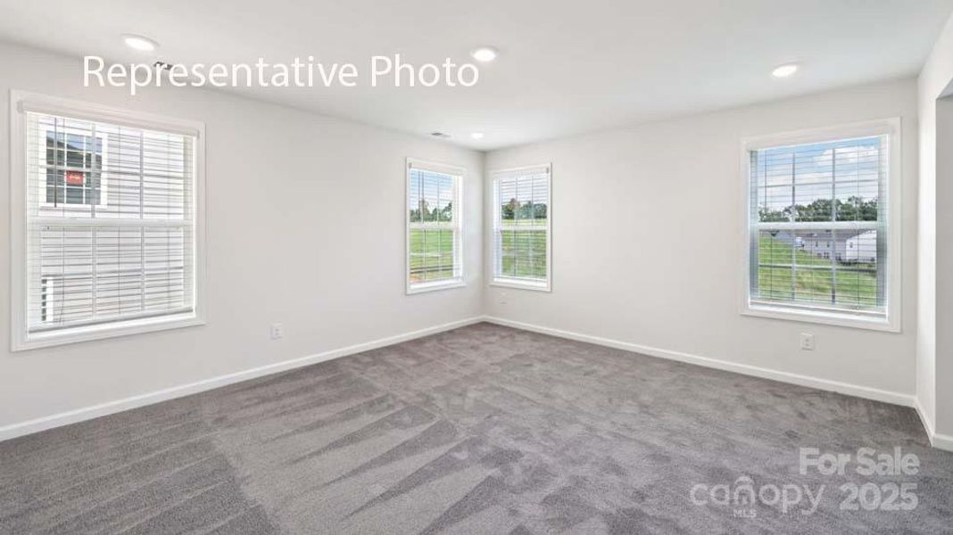 Spacious, unfurnished interior of a new home in Sanctuary at Southgate, Indian Trail (Image 38).