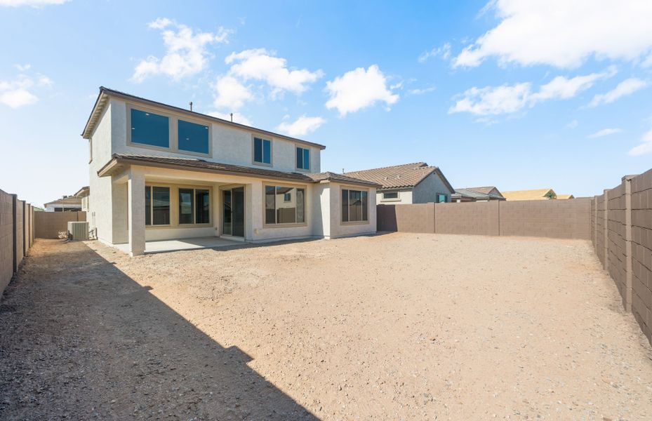 Exterior details and patio area of a home in Artisan at Asante, Surprise (Image 3).