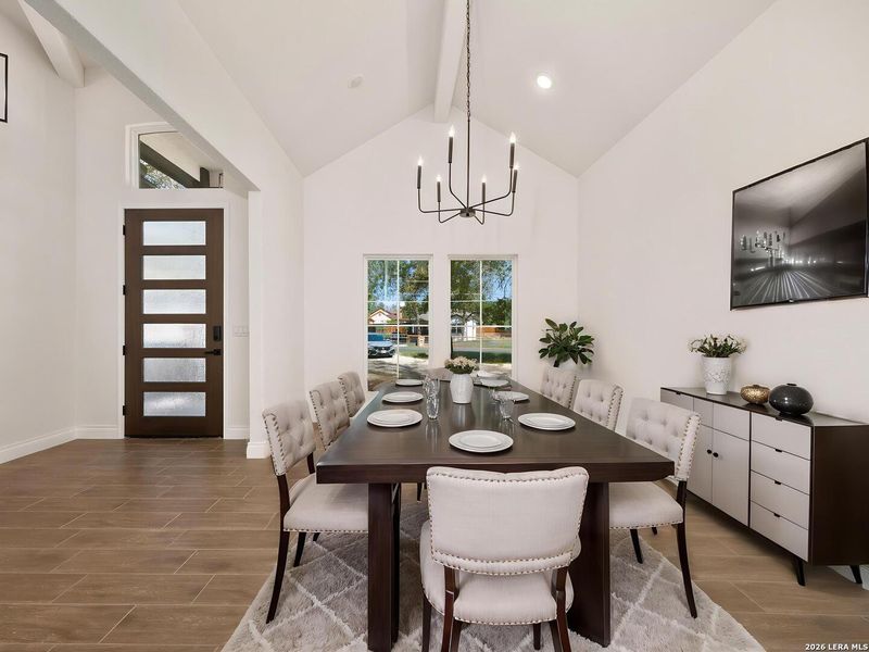 Furnished interior view inside a new home in , Elmendorf (Image 13).