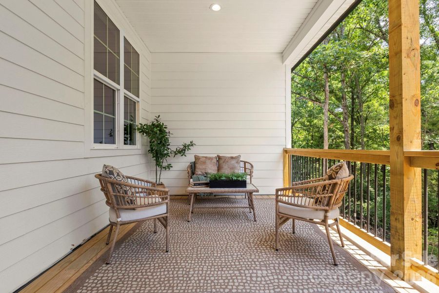 Exterior details and patio area of a home in , Clover (Image 29).