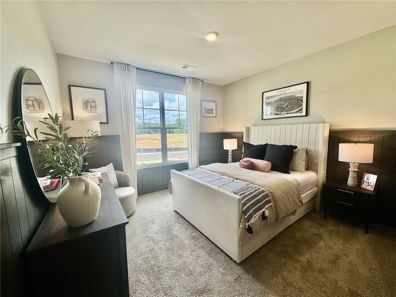 Furnished interior view inside a new home in Echo Grove, Cumming (Image 17).