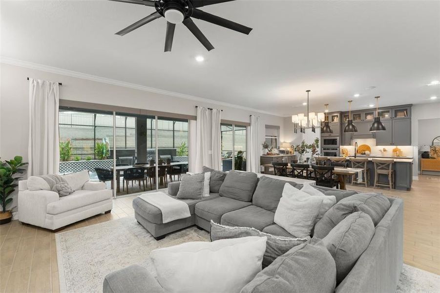 Furnished interior view inside a new home in , Winter Garden (Image 43). Furnished interior view inside a new home in , Winter Garden (Image 43).