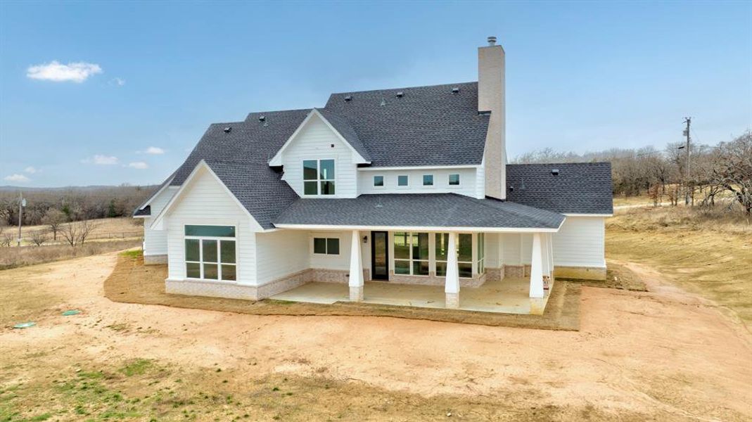 Exterior details and patio area of a home in , Sunset (Image 4).
