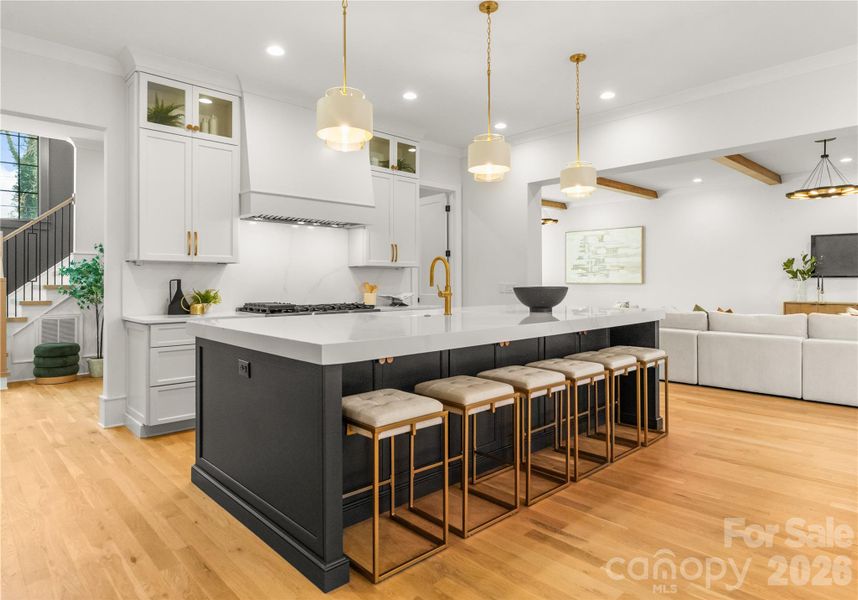 Furnished interior view inside a new home in , Charlotte (Image 5).