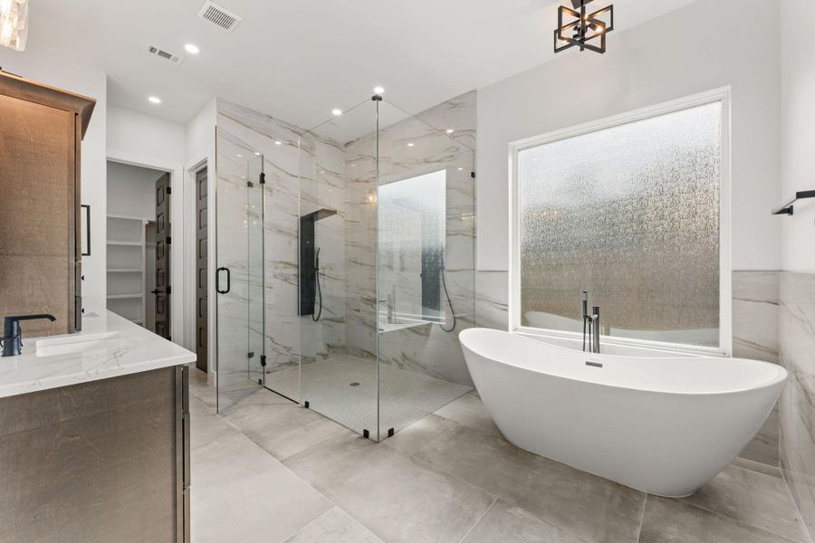 Furnished interior view inside a new home in , Leander (Image 18).