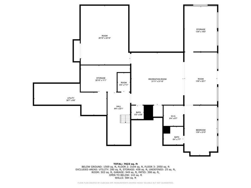 2D floor plan layout of this home in , Sandy Springs, GA (Image 5).