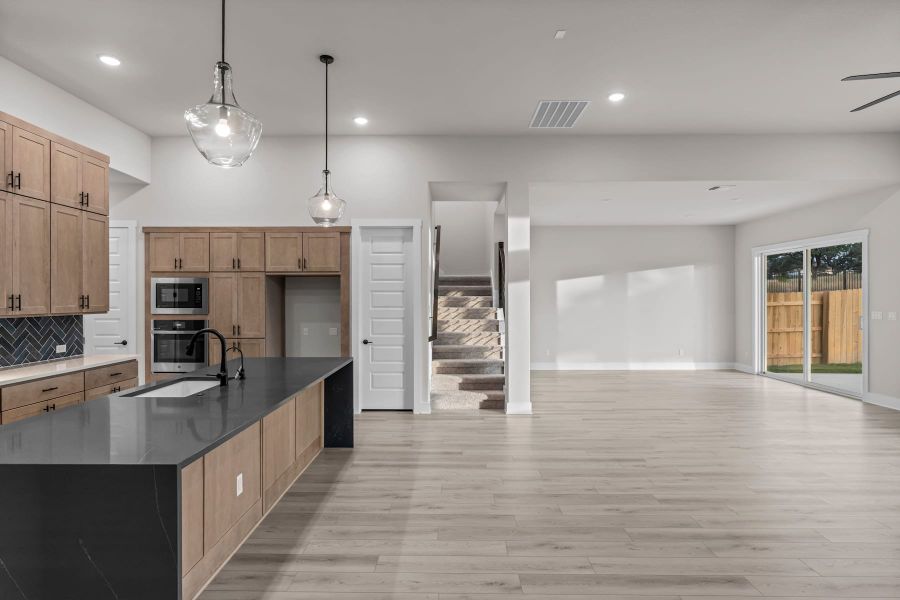 Furnished interior view inside a new home in Lariat, Liberty Hill (Image 11).