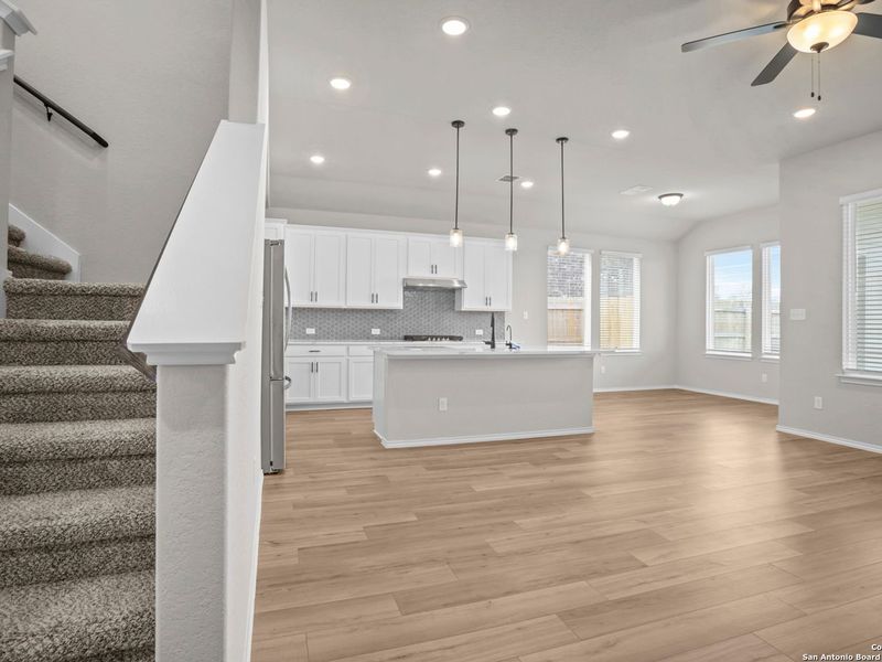 Spacious, unfurnished interior of a new home in Horizon Pointe, Converse (Image 20). Spacious, unfurnished interior of a new home in Horizon Pointe, Converse (Image 20).