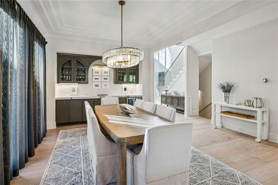 Furnished interior view inside a new home in , Brookhaven (Image 30).