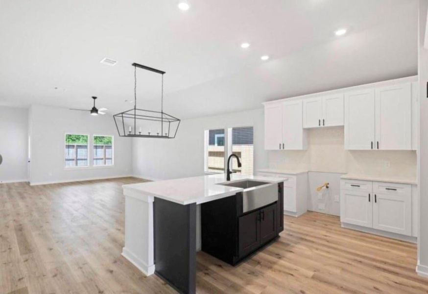 Furnished interior view inside a new home in Crosby Farms, Crosby (Image 4).