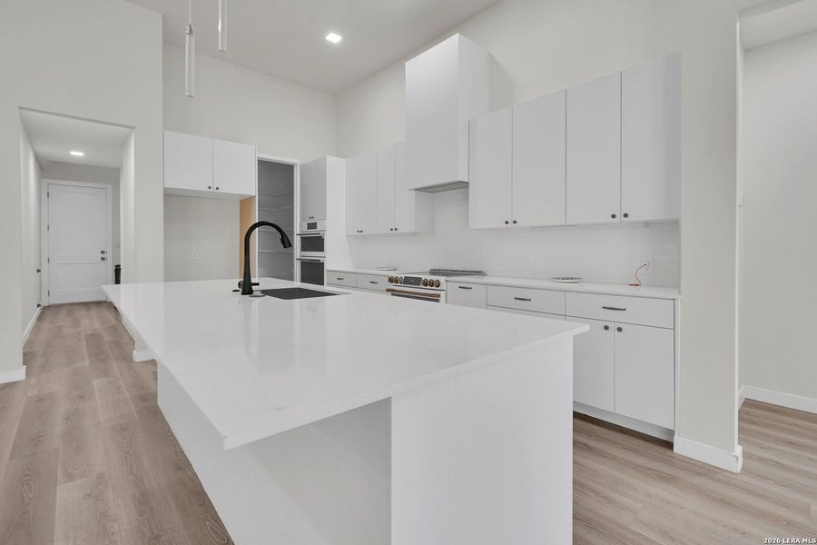 Furnished interior view inside a new home in , Fischer (Image 13).