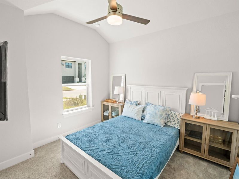 Furnished interior view inside a new home in The Colony, Bastrop (Image 21). Furnished interior view inside a new home in The Colony, Bastrop (Image 21).