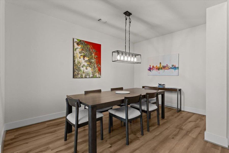 Furnished interior view inside a new home in Easton Park, Austin (Image 4).