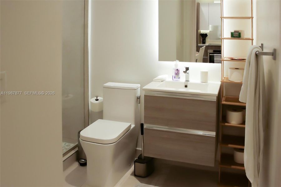 Furnished interior view inside a new home in , Miami (Image 6).