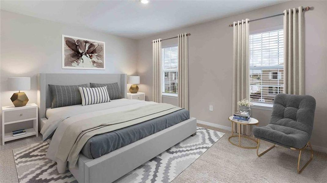 Furnished interior view inside a new home in , Plant City (Image 15).