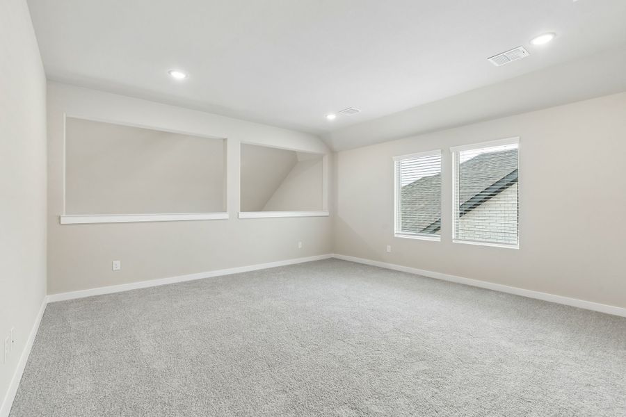 Game Room in the Winters home plan by Trophy Signature Homes – REPRESENTATIVE PHOTO