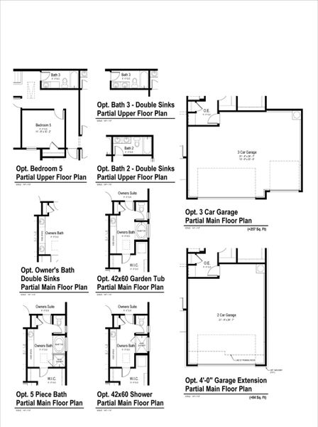 2D floor plan layout for the Valley View by View Homes in Weltner Farms 50’s, New Braunfels, TX (Image 5). 2D floor plan layout for the Valley View by View Homes in Weltner Farms 50’s, New Braunfels, TX (Image 5).