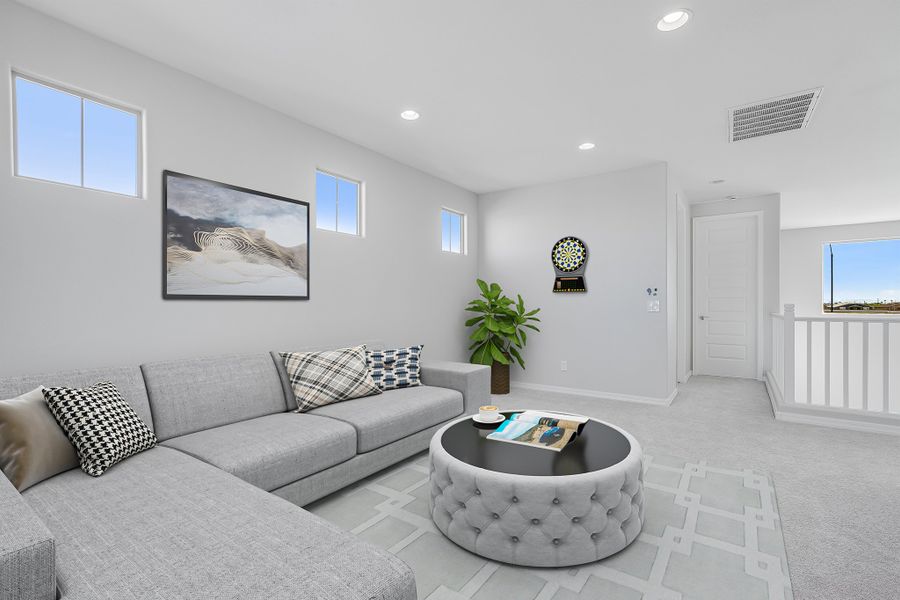 Representative furnished interior of a home built from the Revere by Taylor Morrison in Allen Ranches Expedition Collection, Litchfield Park (Image 10). Representative furnished interior of a home built from the Revere by Taylor Morrison in Allen Ranches Expedition Collection, Litchfield Park (Image 10).
