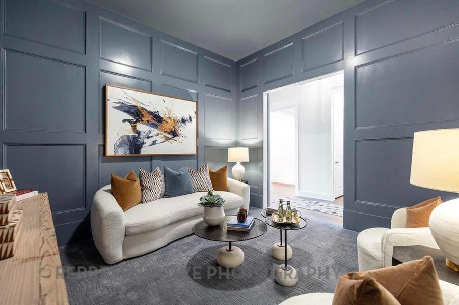 Furnished interior view inside a new home in Tavolo Park, Fort Worth (Image 4).