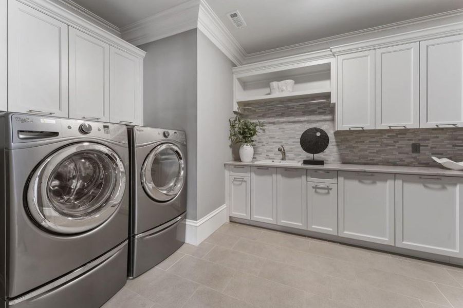 Furnished interior view inside a new home in , Johns Creek (Image 35).