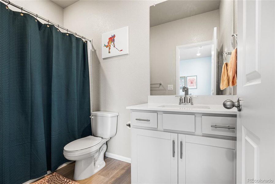 Furnished interior view inside a new home in Poudre Heights: The Alpine Collection, Windsor (Image 42).