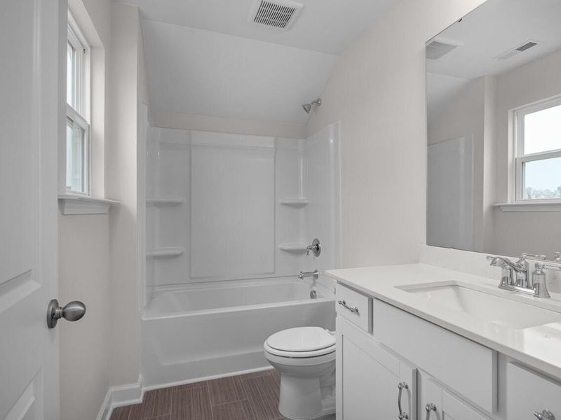 Furnished interior view inside a new home in Tobacco Road, Angier (Image 11).