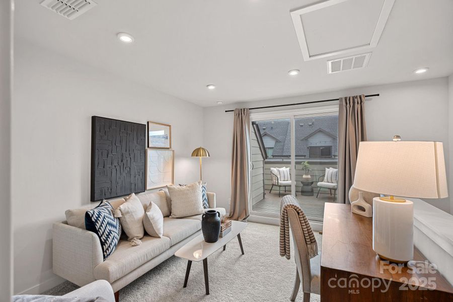 Furnished interior view inside a new home in , Charlotte (Image 15).