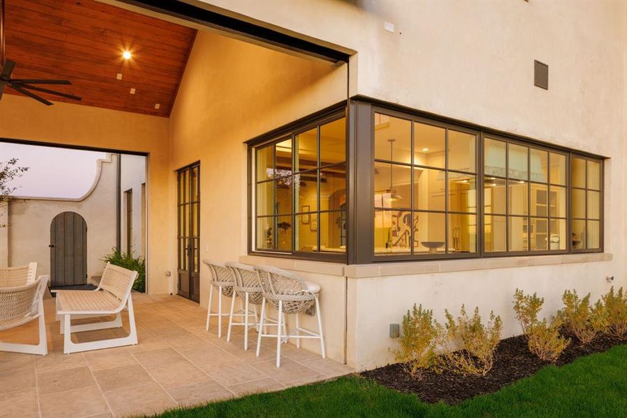 Exterior details and patio area of a home in , Frisco (Image 23).