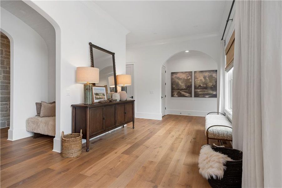 Furnished interior view inside a new home in , Alpharetta (Image 36).