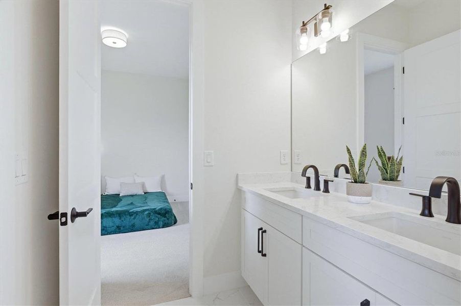 Furnished interior view inside a new home in , Sarasota (Image 29).