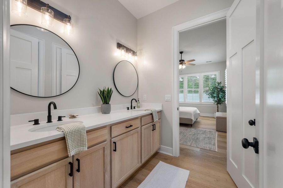 Furnished interior view inside a new home in , Johns Island (Image 9).