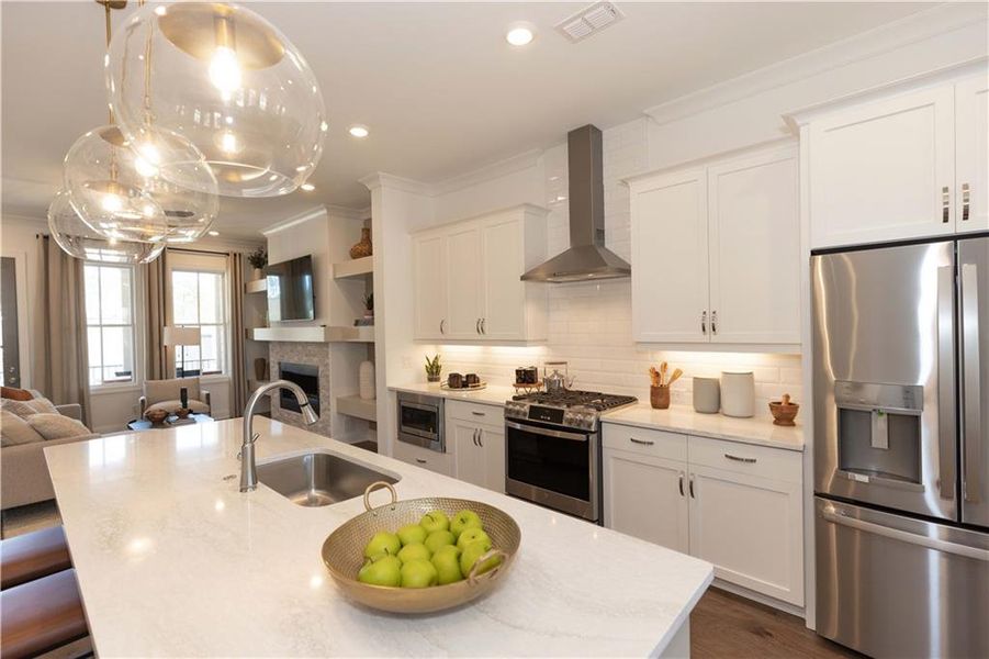 Furnished interior view inside a new home in Waterside Condos, Peachtree Corners (Image 7).