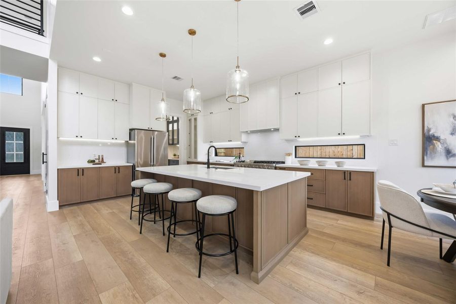 Furnished interior view inside a new home in , Houston (Image 20).