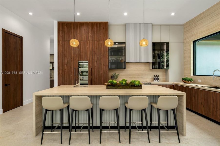Furnished interior view inside a new home in , Miami (Image 10).