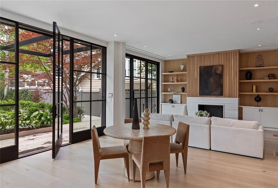 Furnished interior view inside a new home in , Atlanta (Image 14).