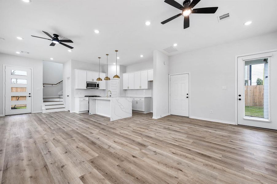Spacious, unfurnished interior of a new home in , Houston (Image 18). Spacious, unfurnished interior of a new home in , Houston (Image 18).