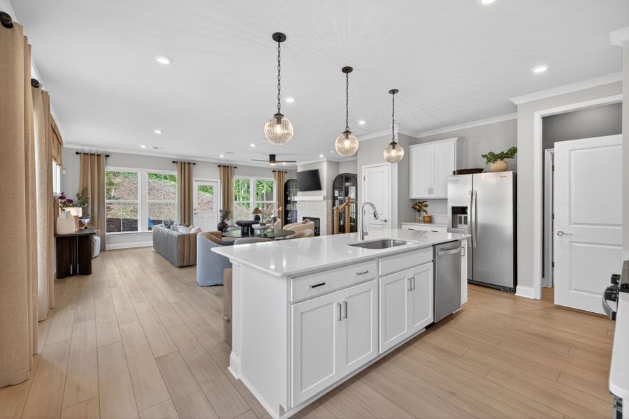 Representative furnished interior of a home built from the Cooper by Pulte Homes in Ansley Towns, Cumming (Image 13).