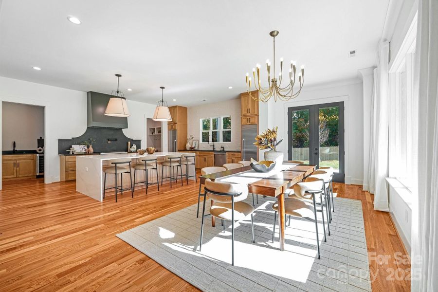 Furnished interior view inside a new home in , Charlotte (Image 37).