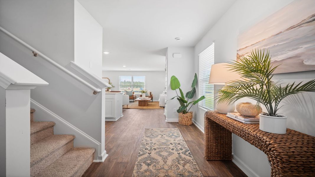 Furnished interior view inside a new home in The Lakes at North Glynn, Brunswick (Image 4).