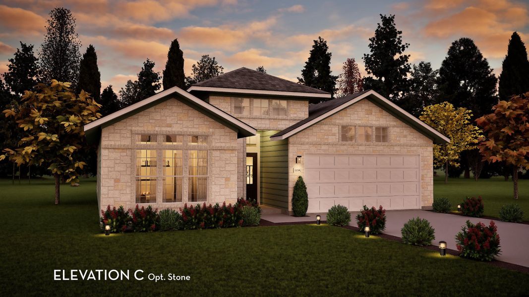 Representative exterior photo of a completed home built from the Greeley by CastleRock Communities in Dorris Farm, White House, TN (Image 21).